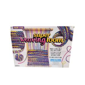 Made By Me Super Weaving Loom Kit Make Belt Bag Scarf Craft Ages 6+